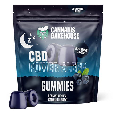 Cannabis Bakehouse ''Power Sleep'' Gummies CBD & Melatonin (15mg)