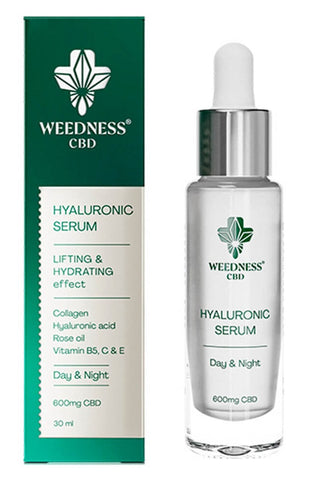 Weedness Natural Hyaluronic Serum 600mg CBD