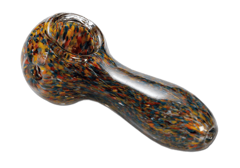 Motley Multicolour Glass Pipe - Puff Puff Palace