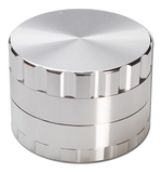 Black Leaf Propeller 4 Part Grinder - 62mm Silver - Puff Puff Palace