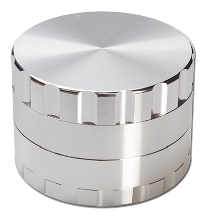 Black Leaf Propeller 4 Part Grinder - 62mm Silver - Puff Puff Palace