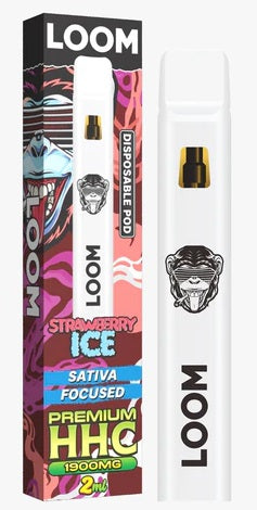 ACAN Loom HHC Vape 2ml - Strawberry Ice Buy | Puff Puff Palace ACAN Loom HHC Vape 2ml - Strawberry Ice Buy | Puff Puff Palace