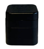 Best Buds ''The Cube'' Square Aluminium Grinder Black (50mm)