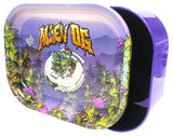 Best Buds Tin Stash Box & Rolling Tray - Alien OG