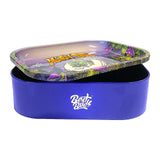 Best Buds Tin Stash Box & Rolling Tray - Alien OG