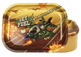 Best Buds Tin Stash Box & Rolling Tray - Jet Fuel