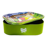 Best Buds Tin Stash Box & Rolling Tray - Strawberry Banana