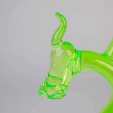 Black Leaf ''Dragon'' Oil & Herb Glass Bong - Green