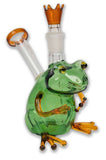 Black Leaf ''Frog King'' Small Glass Bong