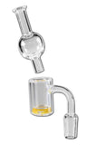 Black Leaf Quartz Banger Carp Cap Set