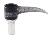 Black Leaf Herb Bowl With Integrated Screen Black