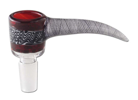 Black Leaf Herb Bowl With Integrated Screen Red