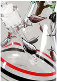 Black Leaf "Owl'' Hand Painted Flask Bong