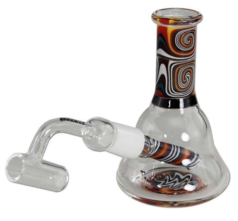 Black Leaf Oil Bong Dab Rig Multicolour