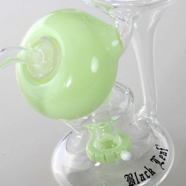 Black Leaf Single Arm Recycler Dab RIg • Buy Now | Puff Puff Palace