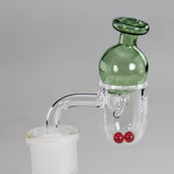 Black Leaf Quartz Banger Carb Cap Terp Pearls Set