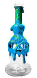 Black Sheep ''Dripping Skull'' Blue Clay Bong