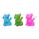 Black Sheep ''Frenchie'' Dog Glass Mini Bong - Pink