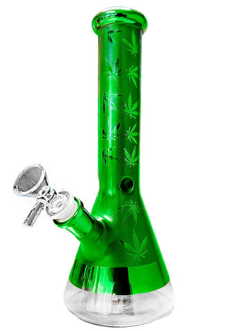 Black Sheep ''Green Leaves'' Beaker Bong