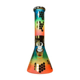 Black Sheep ''Rainbow Bee Hexagon'' Beaker Bong