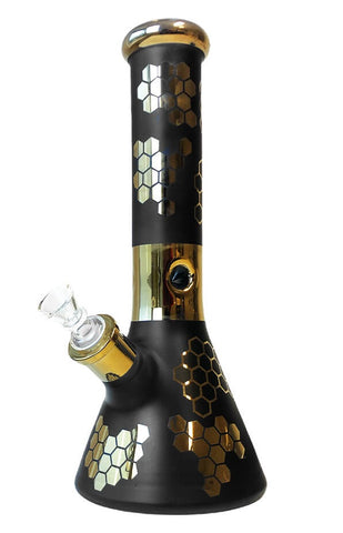 Black Sheep ''Black Bee Hexagon'' Beaker Bong