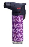 Blue Flame ''Leaves'' Single Torch Lighter - Colour Mix