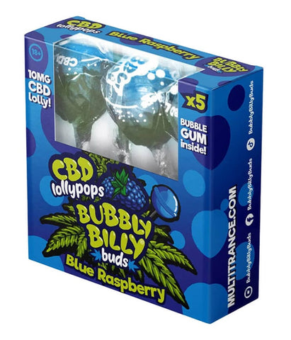Bubbly Billy Buds CBD Lollipops 50mg Set - Choose Your Flavour