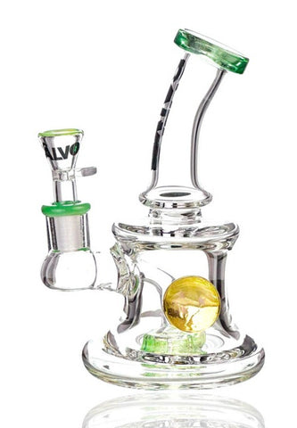Calvo ''Mystic Orb'' Glass Bong Green