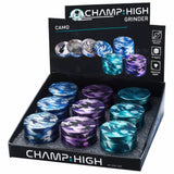 Champ High ''Camouflage'' 4-Part Metal Grinder - Blue