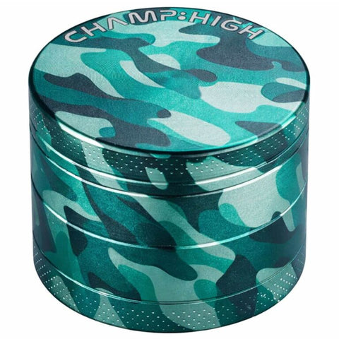 Champ High ''Camouflage'' 4-Part Metal Grinder - Green