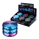 Champ High ''Duo-Colour'' Metal 4-Part Grinder (53mm) - Black/Red