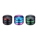 Champ High ''Duo-Colour'' Metal 4-Part Grinder (53mm) - Black/Red
