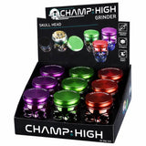 Champ High ''Skull'' Metal Grinder 42mm - Red/Blue
