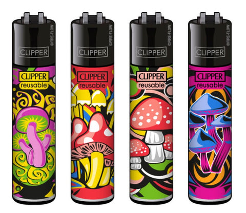 Clipper ''Mushroom'' 4 Pieces Lighter Set