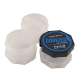 Cookies 3 Parts Transparent Stacked Storage Jar