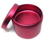 Death Row Records ''Window'' 4-Part Grinder 63mm - Burgundy Red