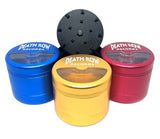 Death Row Records ''Window'' 4-Part Grinder 63mm - Burgundy Red