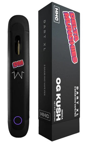 Delta Munchies ''Dart XL'' HHC Vape 2ml - OG Kush Buy | Puff Puff Palace Delta Munchies ''Dart XL'' HHC Vape 2ml - OG Kush Buy | Puff Puff Palace