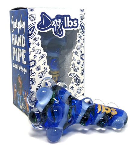 Dogg Lbs ''Heady'' Glass Spoon Pipe Blue
