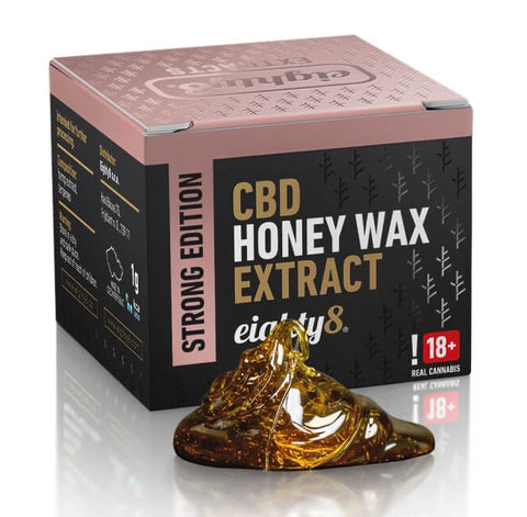 Eighty8 CBD Extract Honey Wax 49.26% CBD 1g