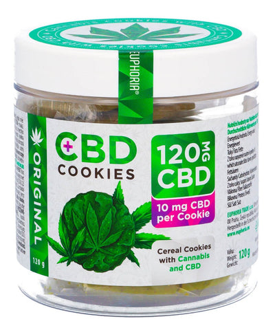 Euphoria Cannabis Cookies 120mg CBD - Original