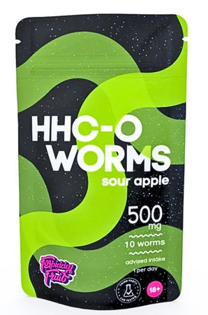 Forbidden Fruit HHC-O Gummies Sour Apple 500mg