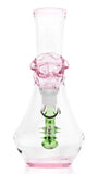 Hemper ''Flower Vase'' Glass Bong Green/Pink