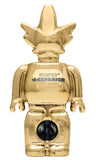 Hemper ''Weedbrick'' Glass Hand Smoking Pipe Glossy Gold