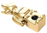 Hemper ''Weedbrick'' Glass Hand Smoking Pipe Glossy Gold