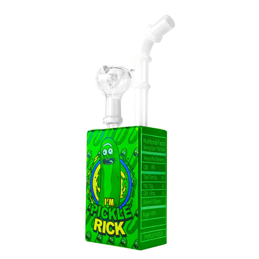 Black Sheep Glass Juice Box Bong - PickleRick • Buy Now | Puff Puff Palace