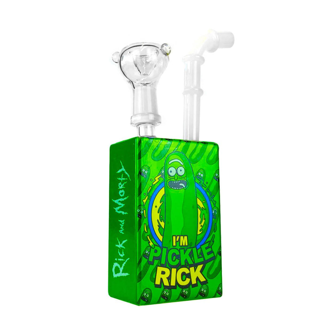 Black Sheep Glass Juice Box Bong - PickleRick • Buy Now | Puff Puff Palace