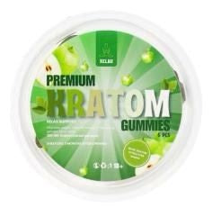 Premium Kratom Apple ''Relax'' Gummies - 6pcs