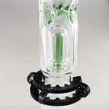 M+M Blaze Double Inline Diffuser Bong Green