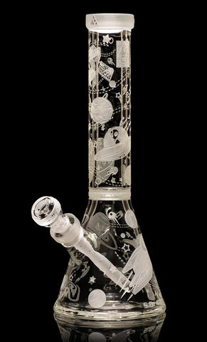 Milkyway ''Space Odyssey'' Beaker Bong - Clear